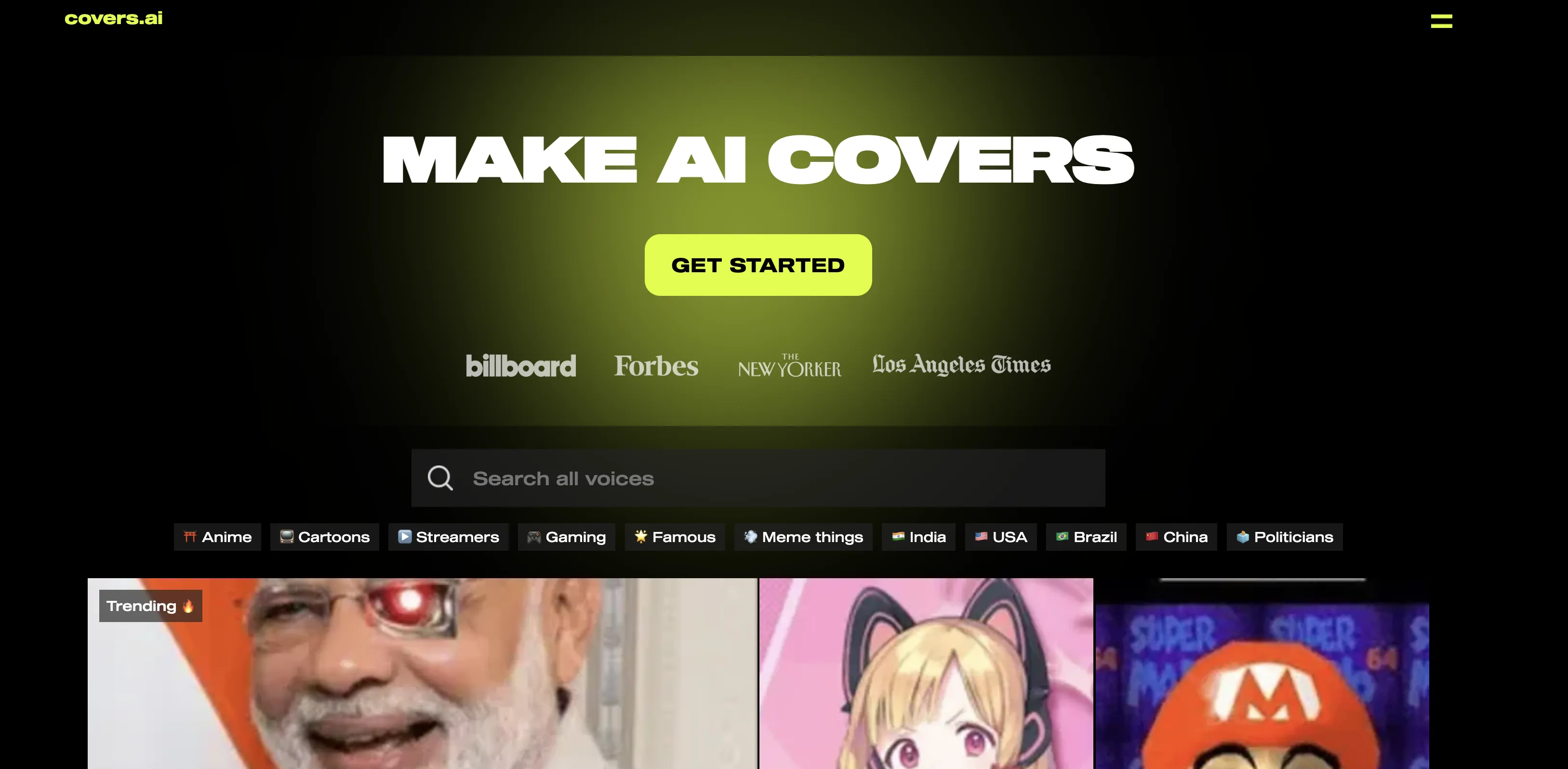 Covers AI